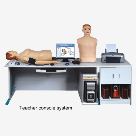 高智能数字网络化体格检查教学系统（心肺听触诊、腹部触听诊、血压测量三合一功能、TTC组合）学生机